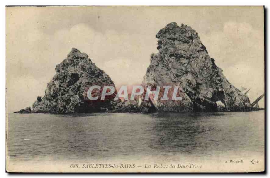 CPA Sablettes les Bains les Rochers des Deux Frerres 