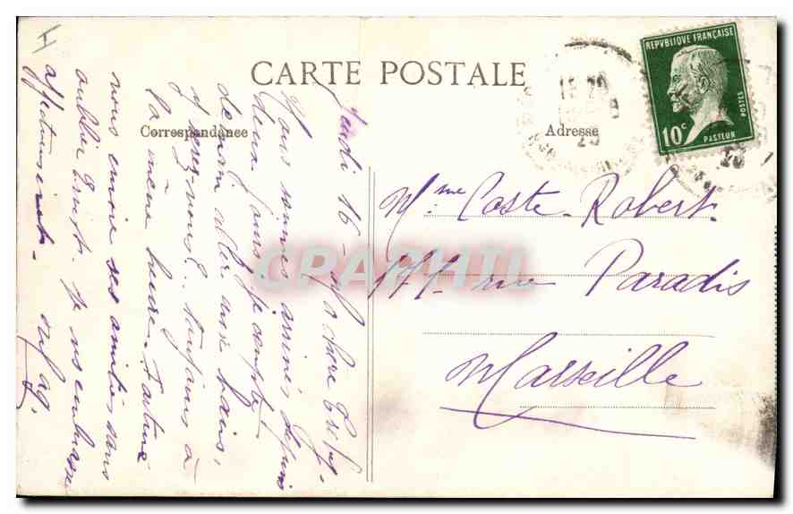 Côte d'Azur — Massif de l'Esterel — Chemin de la Sainte-Baume — Perfecta, n° 385 — Verso