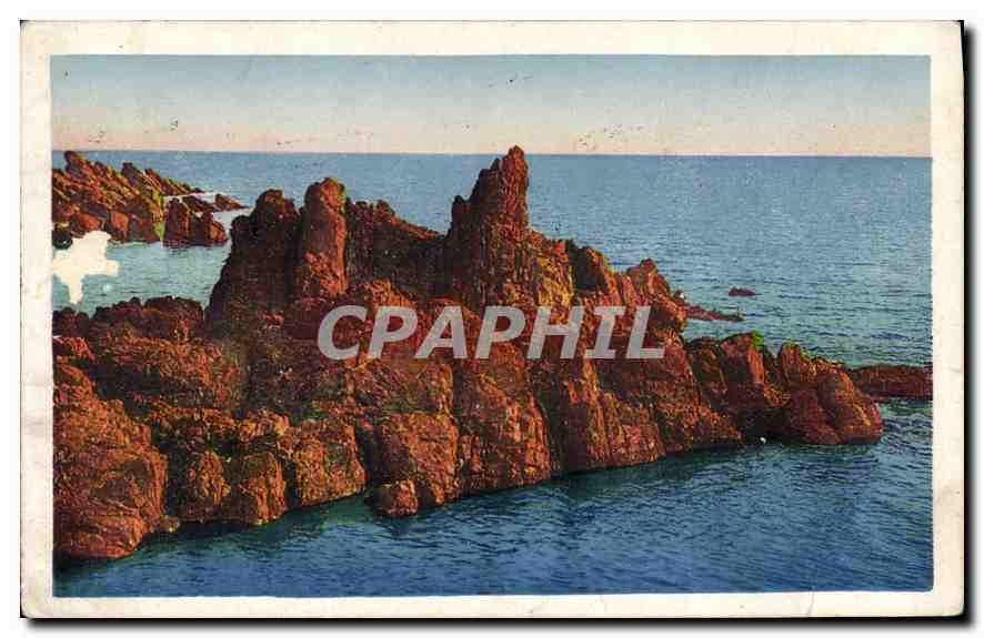 Die Felsen von Saint-Raphaël — Côte d'Azur — Verleger: Saint-Raphaël (Var)