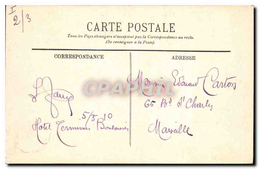 Rocher de l'Esquillon — Saint-Raphaël — A. Bandieri — Reverso