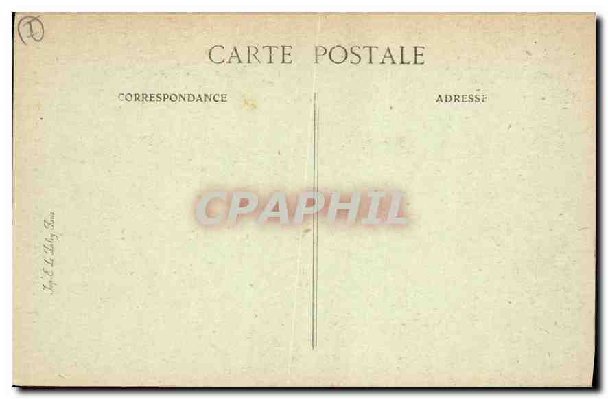 CPA Montrieux le Vieux le Gapeau  — Verso