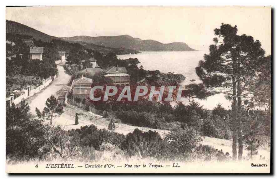 CPA L'Esterel Corniche d'Or vue sur le Trayas 