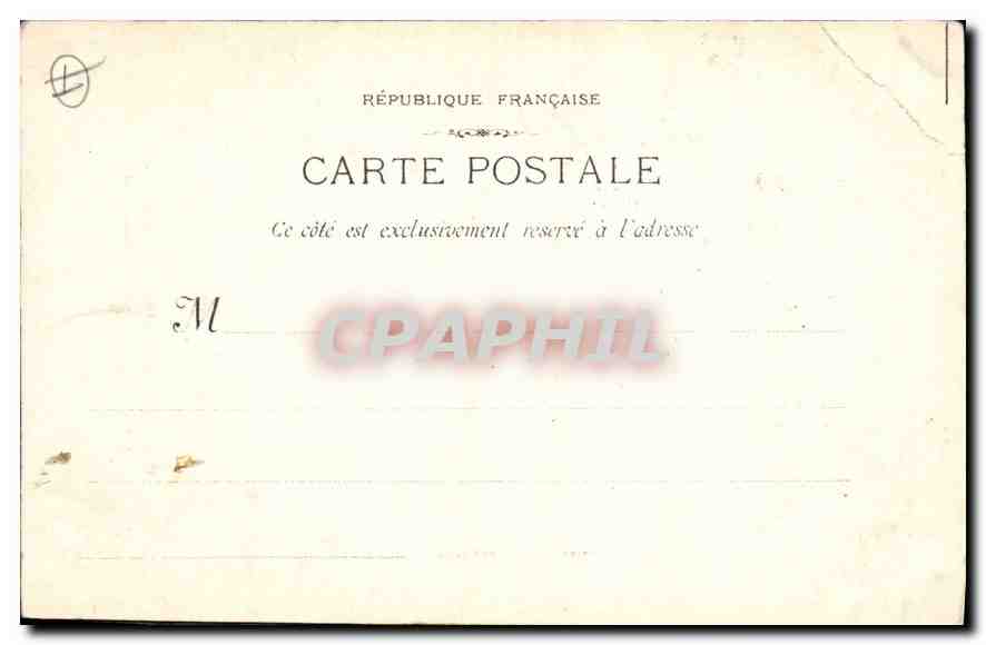 CPA Basilique de Saint Maximin Var L'Autel de Sainte Madeleine  — Verso