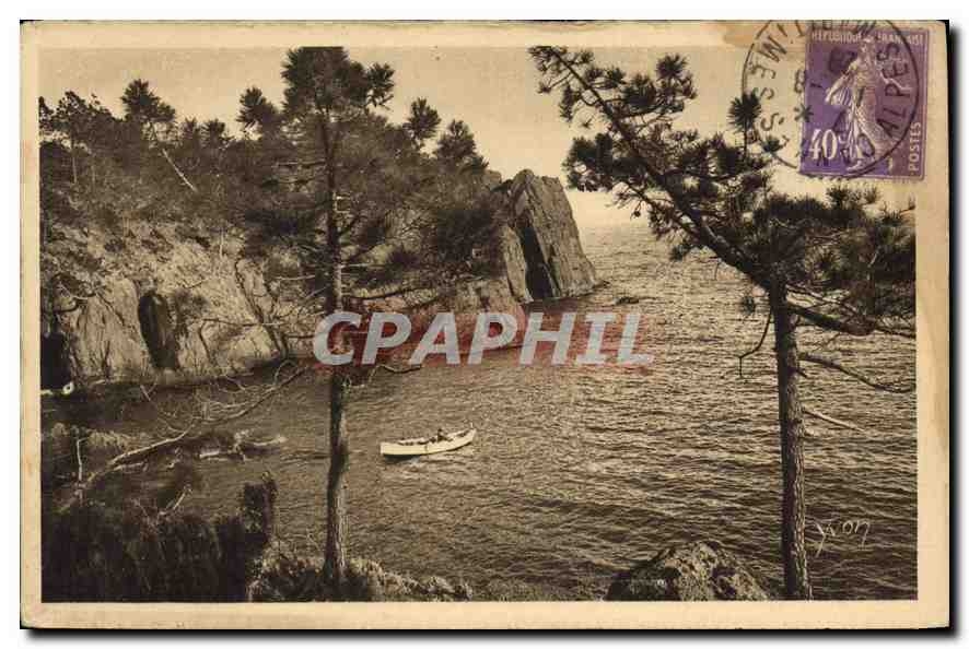 CPA Cote d'Azur les Rochers du Trayas 