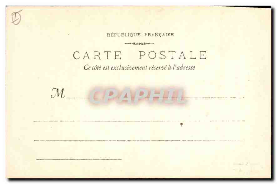 CPA Basilique de Saint Maximin Var Boiseries du Choeur  — Rückseite
