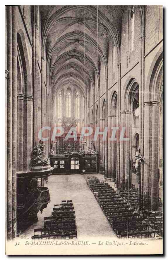St-MAXIMIN-LA-STE-BAUME — La Basilique — Intérieur