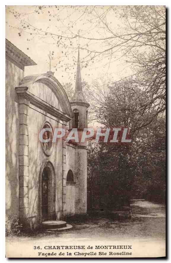 Chartreuse de Montrieux — Façade de la Chapelle Ste Roseline — n°36