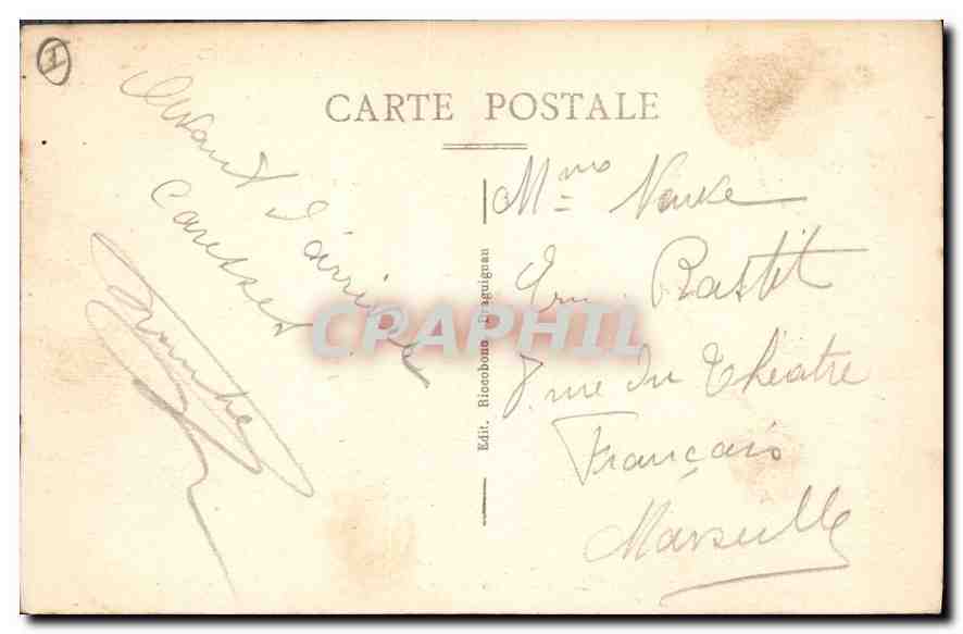 CPA Draguignan vue generale  — Rückseite