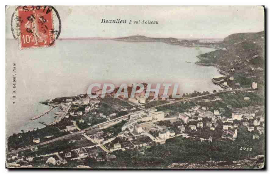 CPA Beaulieu a vol d'oiseau 