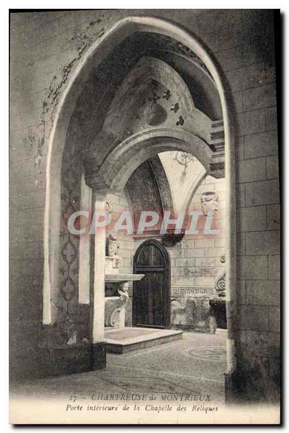 Chartreuse de Montrieux — Porte intérieure de la Chapelle des Reliques — Édition F. Duce - Marsel