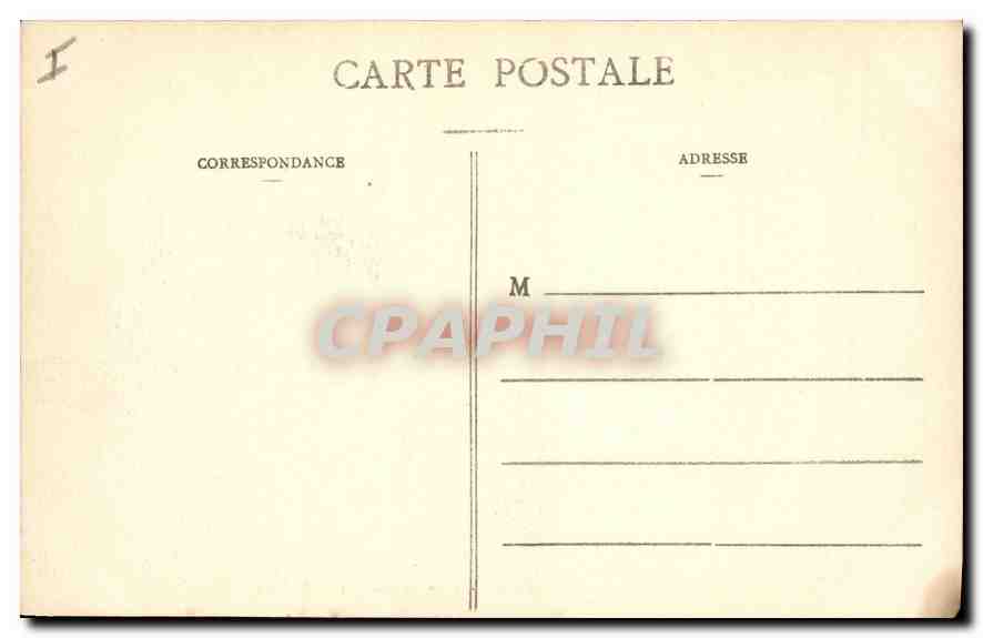 CPA Saint Raphael Rencontre de deux Vagues un jour de Tempete  — Rückseite