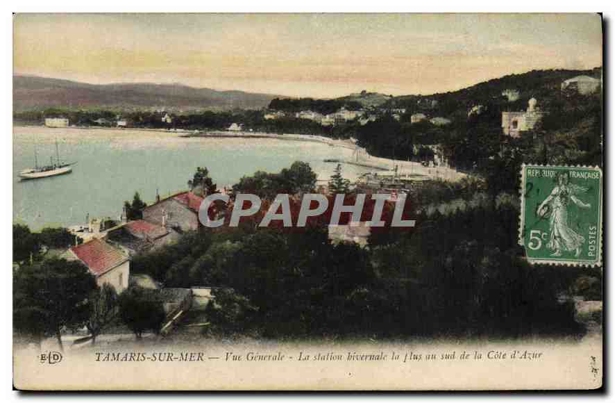TAMARIS-SUR-MER — Vue Générale — La station hivernale la plus au sud de la Côte d'Azur