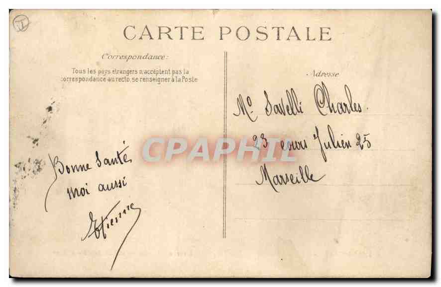 TAMARIS-SUR-MER — Vue Générale — La station hivernale la plus au sud de la Côte d'Azur — Verso