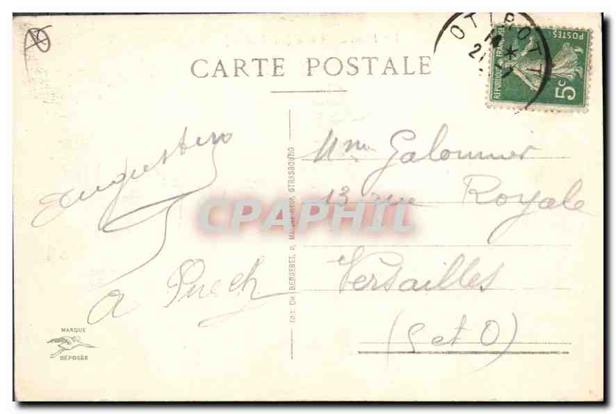 CPA Mont Ste Odile  — Verso