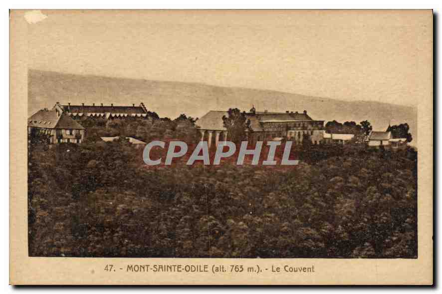 CPA Mont Sainte Odile le couvent 