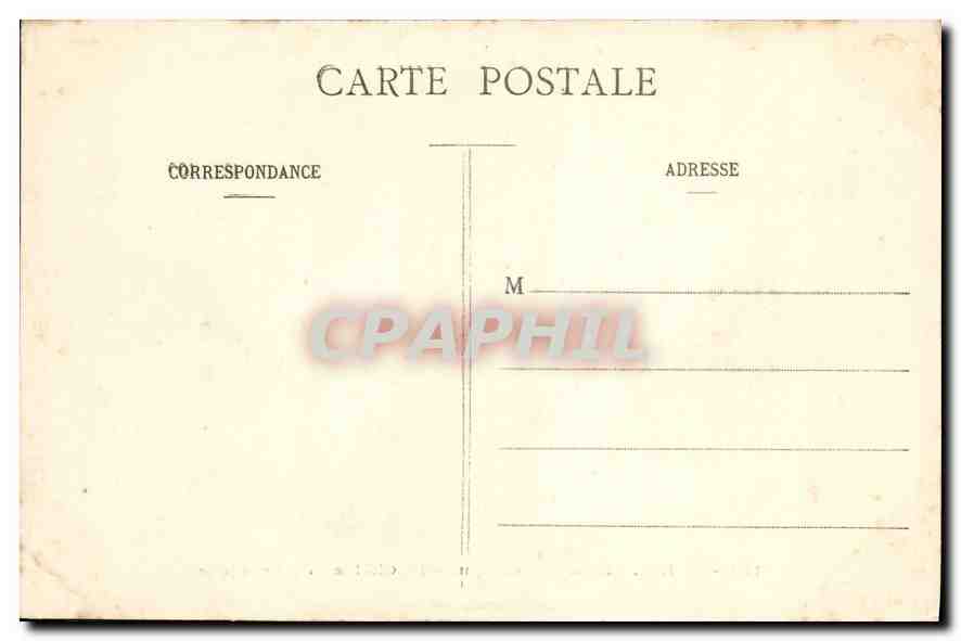 CPA Paris au Bois de Boulogne le chateau de Bagatelle  — Rückseite