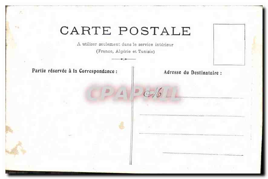 CPA Paris le grand Palais St Raphael Quinquina — Verso