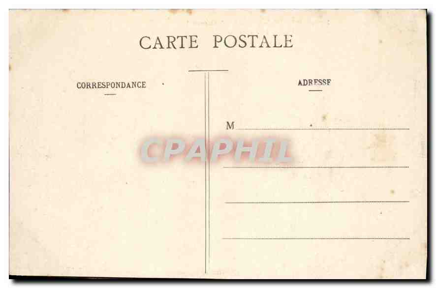 CPA Paris Buttes Chaumont entre les Rochers  — Verso