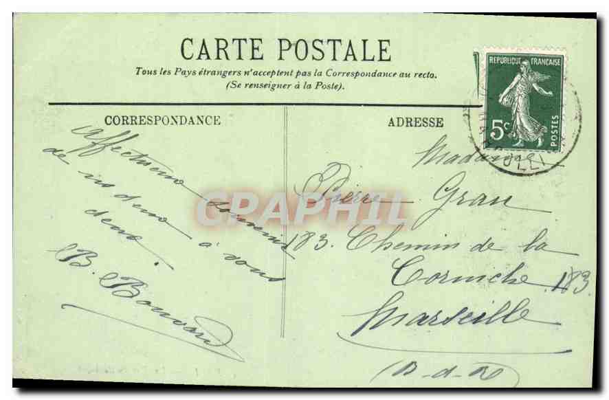 CPA Paris la rue Castiglione  — Rückseite