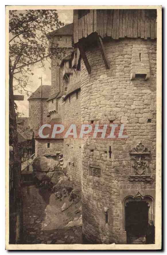 CPA Hohkonigsburg Aufgang zum Burginuern 