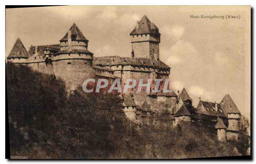 Château de Haut-Königbourg (Alsace) — vue panoramique — éditeur non identifié