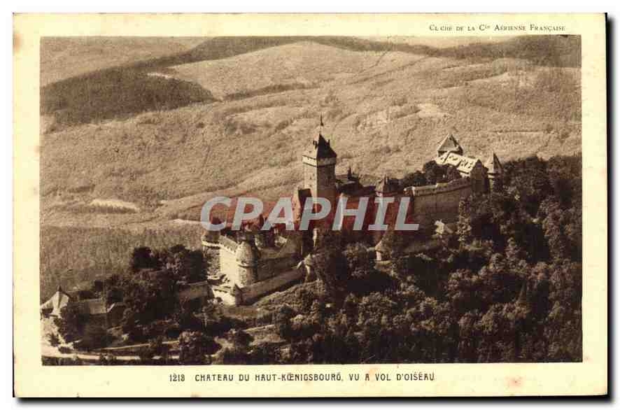 Château du Haut-Kœnigsbourg — vu à vol d'oiseau — Édition spéciale du Château