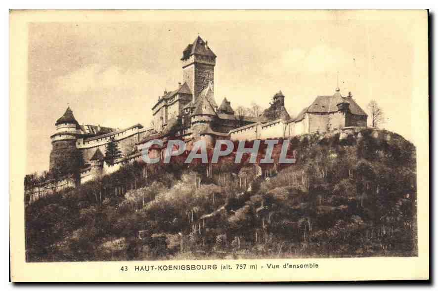 Haut-Kœnigsbourg (alt. 757 m) — Vue d'ensemble — Édition spéciale du Château