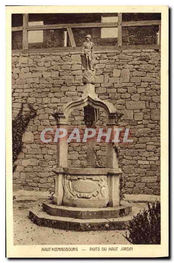 Haut-Kœnigsbourg — Well of the Upper Garden — Braun & Cie, Publ. (Haut-Rhin) — No. 710