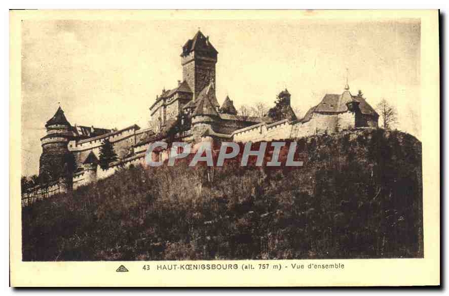Haut-Kœnigsbourg (alt. 757 m) — Vue d'ensemble — Édition spéciale du Château