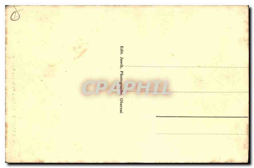 CPA Obernai le Vieux Puits aux 6 seaux  — Rückseite