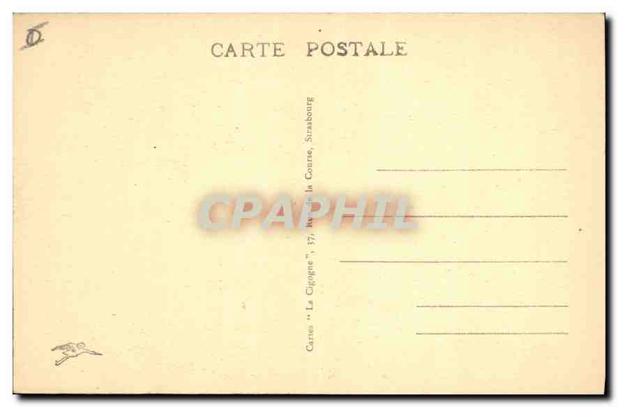 CPA Obernai les remparts  — Verso