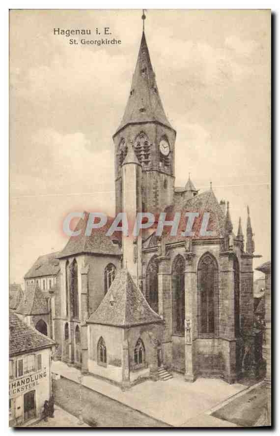 CPA Hagenau I E St Georgkirche 