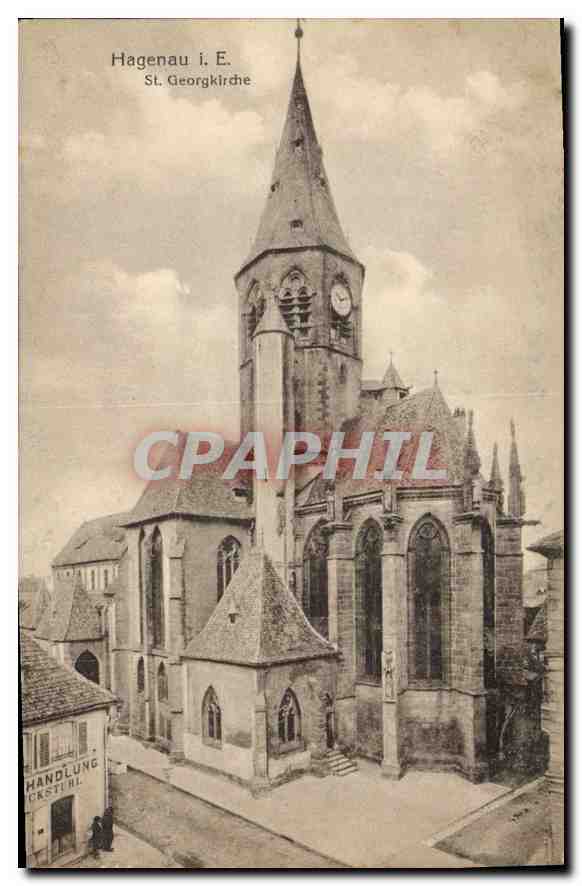 CPA Hagenau I E St Georgkirche 