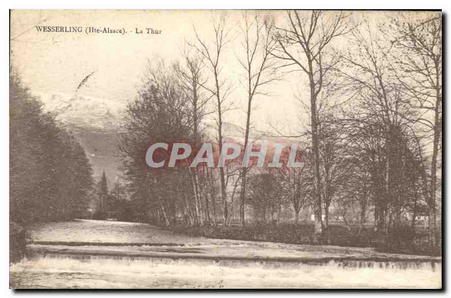 Wesserling (Oberelsass) — Der Thur-Fluss