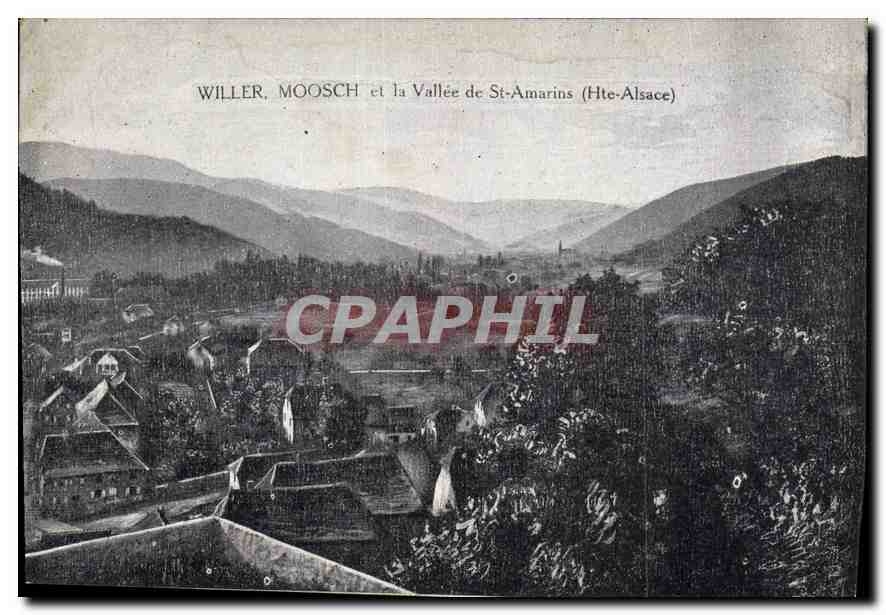 Willer, Moosch et la Vallée de St-Amarins (Hte-Alsace) — éditeur W. Schneiter & Cie, Paris, n° 101