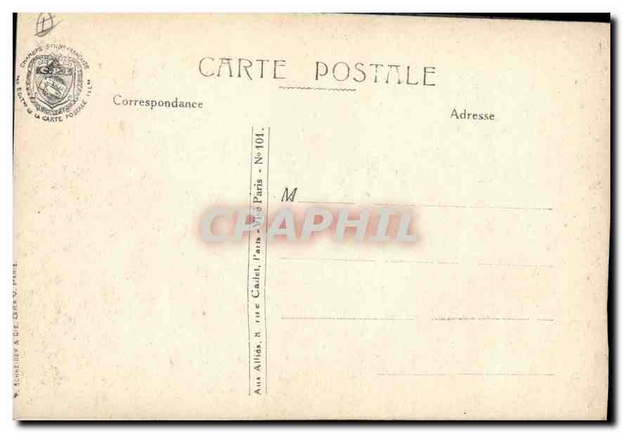 Willer, Moosch et la Vallée de St-Amarins (Hte-Alsace) — éditeur W. Schneiter & Cie, Paris, n° 101 — Rückseite