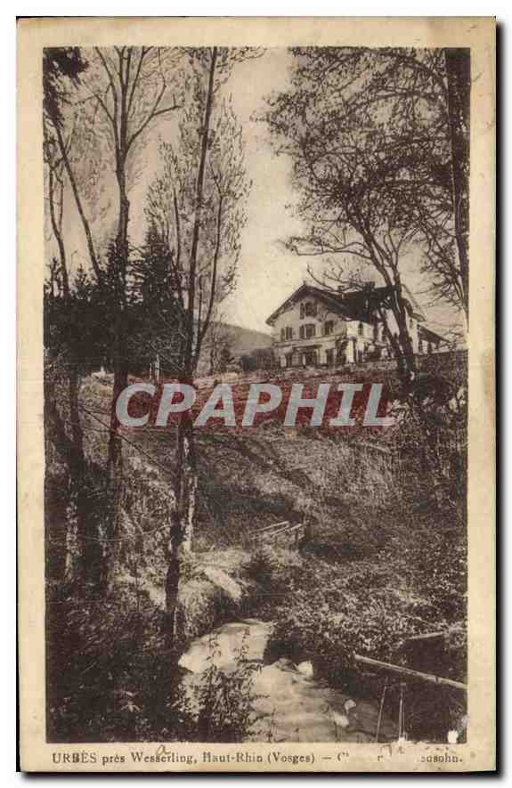 CPA Urbes pres Wesserling Haut Rhin Vosges chateau Storkensohn 