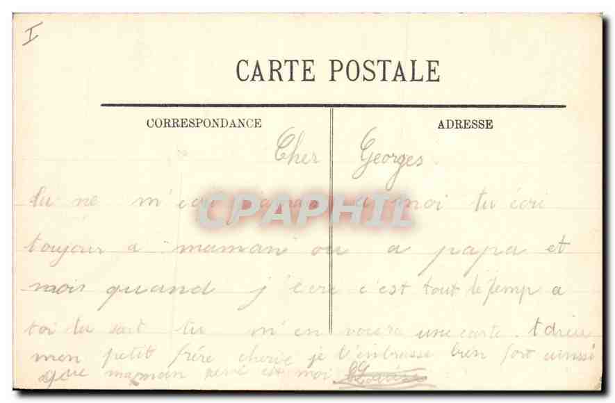 CPA Belfort le Lion  — Rückseite