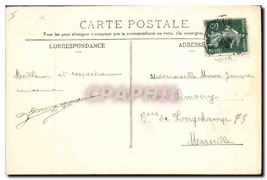Le Pas de la Cère — Vic-sur-Cère (Cantal) — L'Harondelle - Paris 280 — Verso