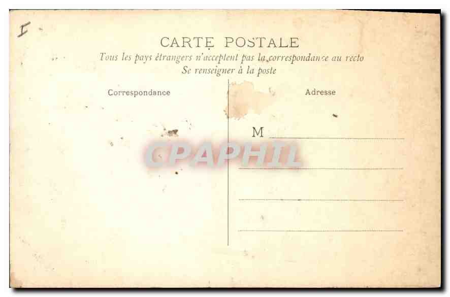 CPA Le Cantal Saint Cirgues le pont sur le Route d'Aurillac  — Rückseite