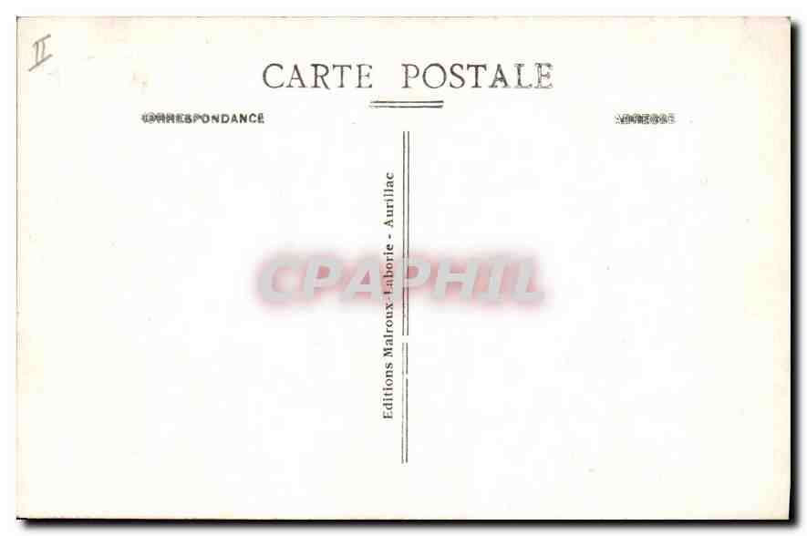 CPA Le Cantal Pittoresque Thiezac interieur de la chapelle N D de Consolation  — Rückseite