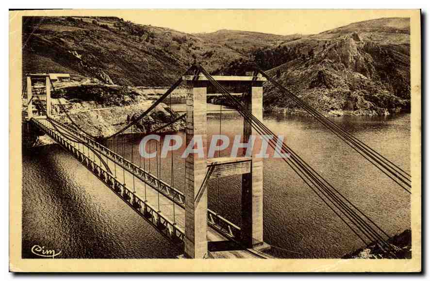 Pont suspendu de Tréboul — vue panoramique — Cim, photographe