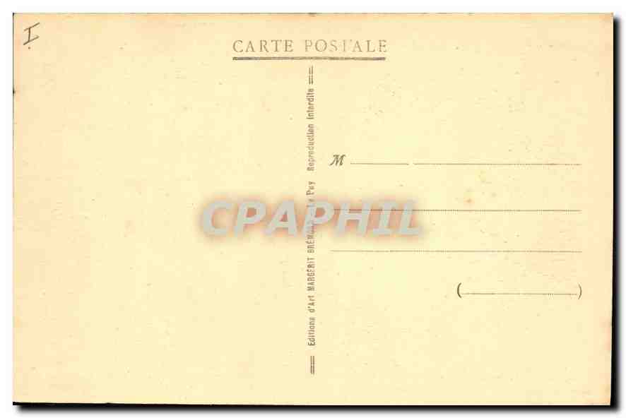 CPA Contrejour au pont de Treboul Cantal sur la Truyere qui endiguee par le Barrage de Sarrans  — Rückseite