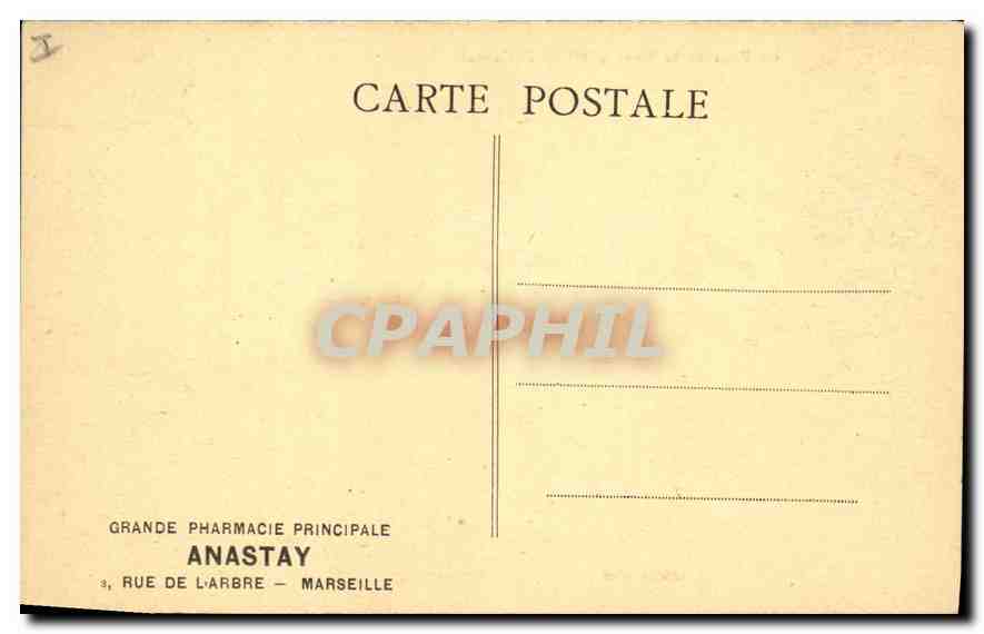 CPA Le pont de la Mort a Menet Cantal  — Rückseite