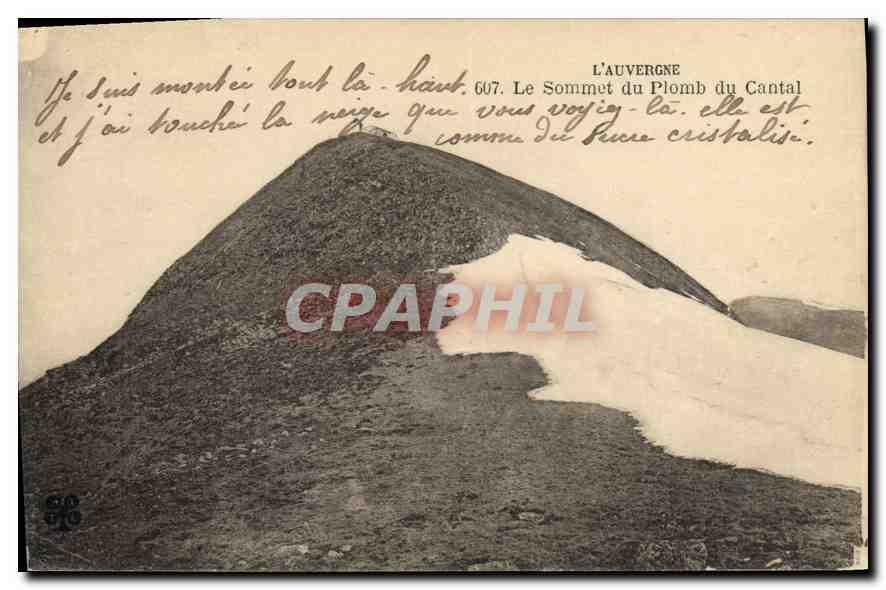 Der Gipfel des Plomb du Cantal — Auvergne — Nr. 607