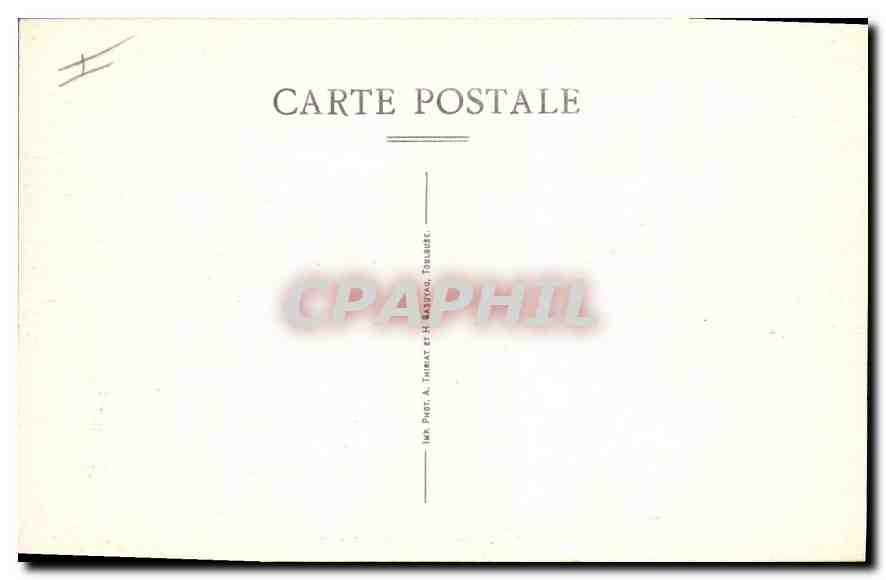 CPA Cantal vue du Plomb du Cantal  — Rückseite