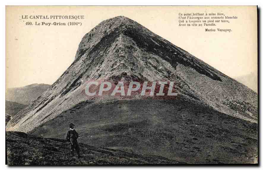 CPA Le Cantal Pittoresque le Puy Griou 