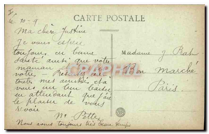 CPA Le Cantal Pittoresque le Puy Griou  — Rückseite