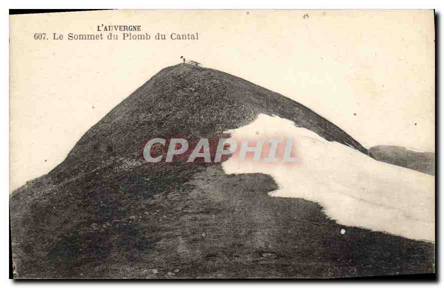 Le Sommet du Plomb du Cantal — L'Auvergne, n° 607