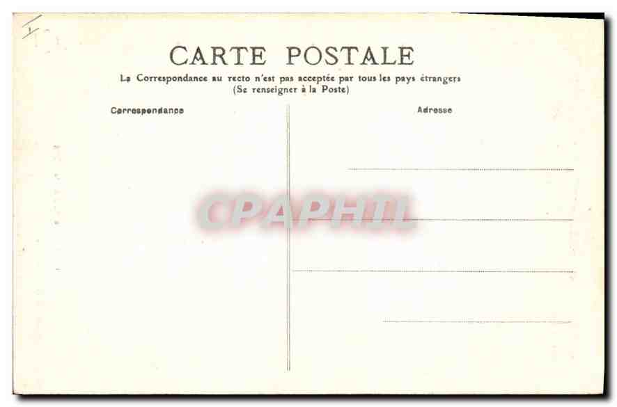CPA Lauvergne Pittoresque le Pas de la Cere  — Rückseite
